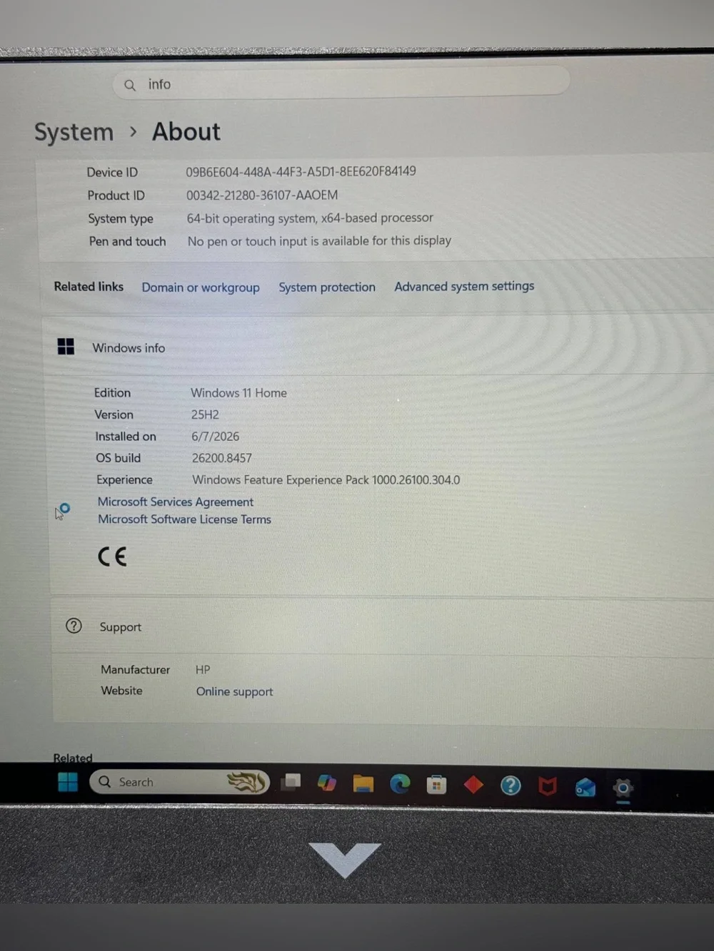 HP VICTUS 15-fb2063dx Gaming Laptop | Ryzen 5 7535HS – RX 6550M, 8GB RAM, 512GB